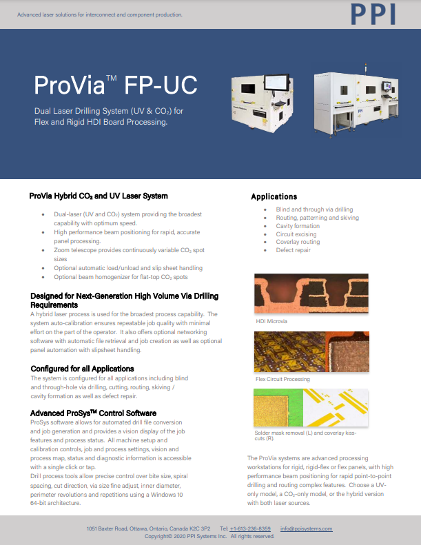 ProVia FP-UC datasheet